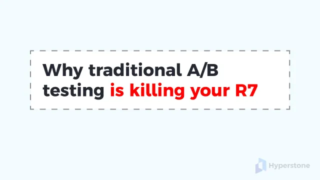 The retention trap: why traditional A/B testing is killing your D7 numbers