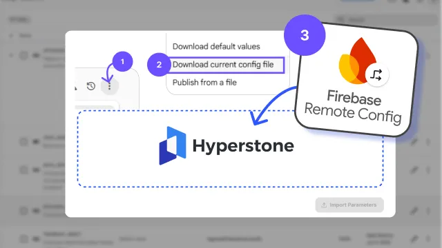 New Feature: Import Firebase Remote Config to Hyperstone in Two Clicks