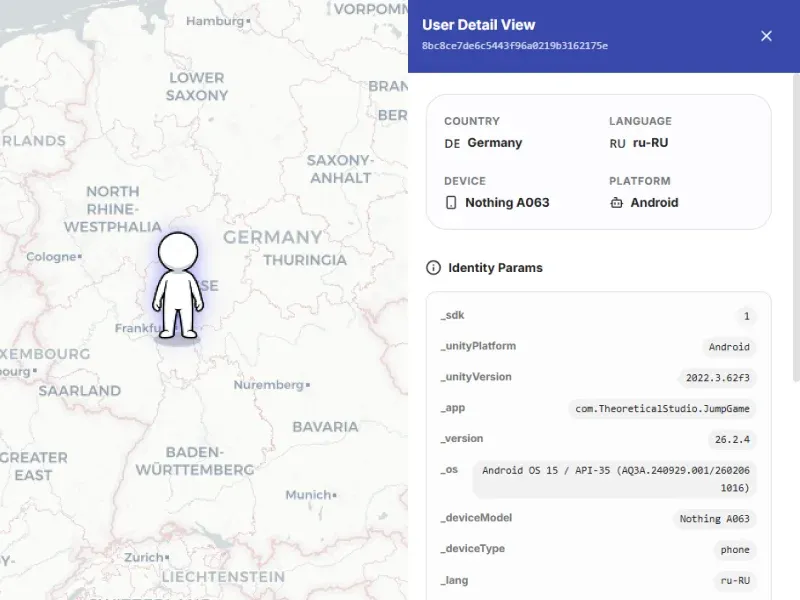 Global Interactive Map view